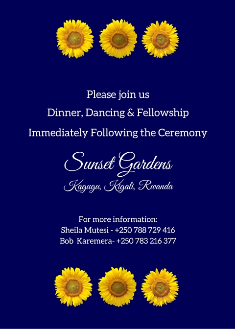 June 4 Wedding Reception